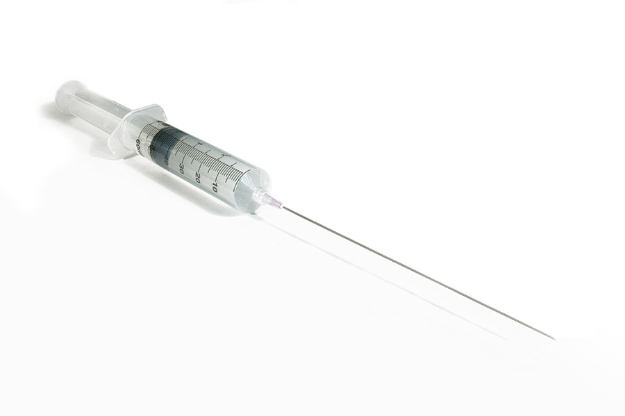Syringe with Spinal Needle